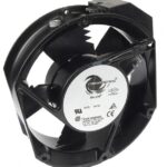 8006135194 19028245A, Fan Tubeaxial 115VAC Rectangular/Rounded - 172mm L x 150mm H Ball 235.0 CFM (6.58m³/min) 2 Terminals Hirschmann