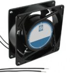 8005817428 OA92AP-11-3WB, Fan Tubeaxial 115VAC Square - 92mm L x 92mm H Ball 22.0 CFM (0.616m³/min) 2 Wire Leads Hirschmann