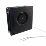 8006148253 RG125-19/06, Fan Blower, Flatpak 115VAC Square - 180mm L x 180mm H Ball 55.3 CFM (1.55m³/min) 2 Wire Leads Hirschmann