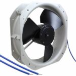 8006021833 FDA2-28080QBHK4F, Fan Tubeaxial 230VAC Square - 320mm L x 320mm H Ball 1150.0 CFM (32.20m³/min) Terminal Block Hirschmann