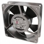 8005954881 R87F-A4A15HP, Fan Tubeaxial 200VAC Square - 120mm L x 120mm H Ball 110.7 CFM (3.10m³/min) 2 Terminals Hirschmann