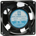 8006084219 OA92AP-11-1TB, Fan Tubeaxial 115VAC Square - 92mm L x 92mm H Ball 35.0 CFM (0.980m³/min) 2 Terminals Hirschmann