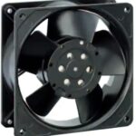 8006729875 4624ZW, Fan Tubeaxial 24VAC Square - 119mm L x 119mm H Ball 105.9 CFM (2.97m³/min) 2 Wire Leads Hirschmann