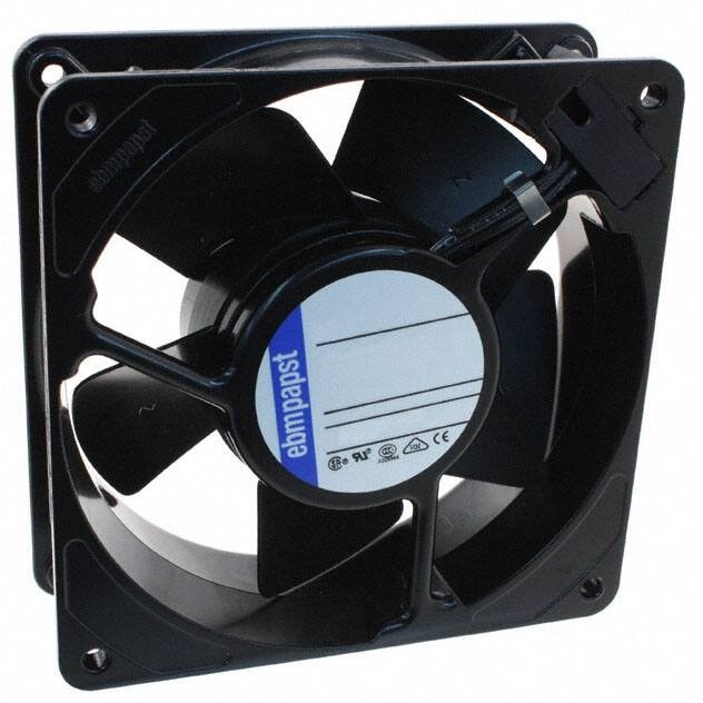 doc007781860 8005990666 4800Z, Fan Tubeaxial 115VAC Square - 119mm L x 119mm H Sintec 61.7 CFM (1.73m³/min) 2 Terminals Hirschmann — изображение 1