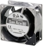 8017376044 Вентилятор Sanyo Denki San Ace 109S051 200V 9/7W 0.06/0.05A 80x25 2pin () Hirschmann — изображение 2