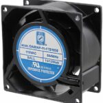 8005850061 OA80AP-11-1TB1855, Fan Tubeaxial 115VAC Square - 80mm L x 80mm H Ball 33.0 CFM (0.924m³/min) 2 Terminals Hirschmann