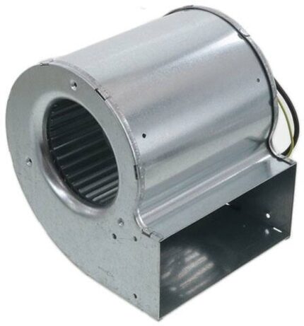 8005732320 D2E097-BE01-02, Fan Blower, Centrifugal 230VAC Rectangular/Rounded - 161mm L x 165mm H Ball 3 Wire Leads Hirschmann
