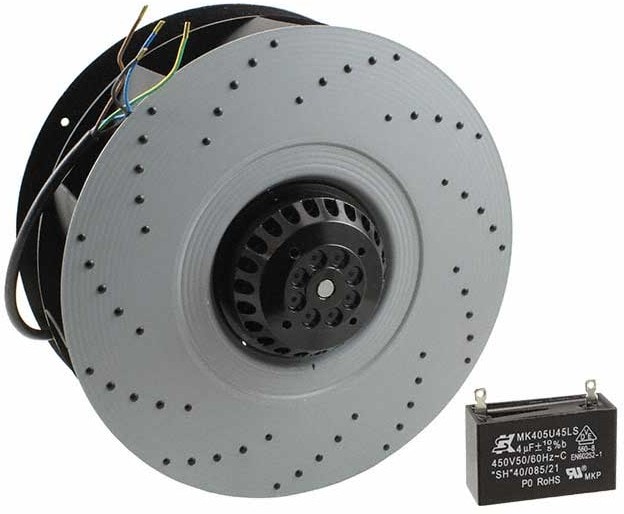 doc007782188 8005799753 UF250APA12-H1C2F, Fan Motorized Impellers 115VAC Round - 259mm Dia Ball 681.0 CFM (19.07m³/min) 4 Wire Leads Hirschmann — изображение 1