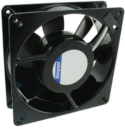 8005991980 5606S, Fan Tubeaxial 115VAC Square - 135mm L x 135mm H Ball 159.0 CFM (4.45m³/min) 2 Terminals Hirschmann