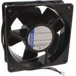 8005933560 4656ZWU, Fan Tubeaxial 230VAC Square - 119mm L x 119mm H Ball 105.9 CFM (2.97m³/min) 2 Wire Leads Hirschmann