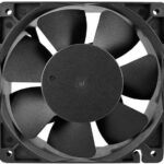 8005931640 FMA1-12025WBHW12, Fan Tubeaxial 100 ~ 240VAC Square - 120mm L x 120mm H Ball 79.4 CFM (2.22m³/min) 2 Wire Leads Hirschmann