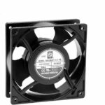 8006060941 OA109AP-11/22-1WB, Fan Tubeaxial 115/230VAC Square - 120mm L x 120mm H Ball 110.0 CFM (3.08m³/min) 4 Wire Leads Hirschmann