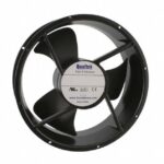 8006109825 FKA2-25489NBHT3F, Fan Tubeaxial 115VAC Round - 254mm Dia Ball 630.0 CFM (17.64m³/min) 2 Terminals Hirschmann