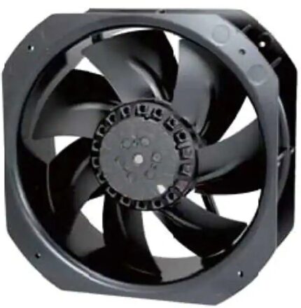 8006007101 OA225AP-11-1WB1868, Fan Tubeaxial 115VAC Square - 225mm L x 225mm H Ball 620.0 CFM (17.36m³/min) 2 Wire Leads Hirschmann