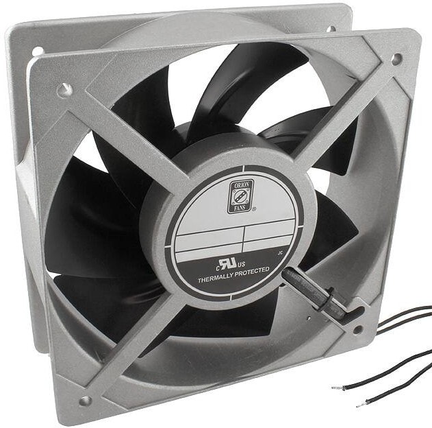 doc007782587 8005825532 OA205AN-11-1WB1856, Fan Tubeaxial 115VAC Square - 205mm L x 205mm H Ball 590.0 CFM (16.52m³/min) 2 Wire Leads Hirschmann — изображение 1