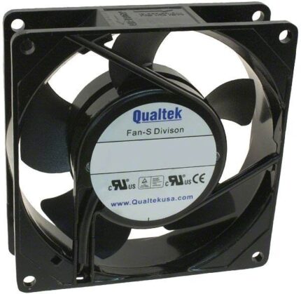 8005979193 FAA1-09225NBMT31, Fan Tubeaxial 115VAC Square - 92mm L x 92mm H Ball 30.5 CFM (0.854m³/min) 2 Terminals Hirschmann