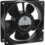 8006112786 OA109AP-22-1TBIP55, Fan Tubeaxial 230VAC Square - 120mm L x 120mm H Ball 106.0 CFM (2.97m³/min) 2 Terminals Hirschmann