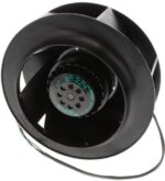 8005981717 R2E225-BE47-18, Fan Motorized Impellers 230VAC Round - 225mm Dia Ball 4 Wire Leads with Splice Terminals Hirschmann
