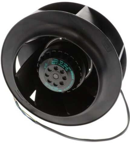 8005981717 R2E225-BE47-18, Fan Motorized Impellers 230VAC Round - 225mm Dia Ball 4 Wire Leads with Splice Terminals Hirschmann