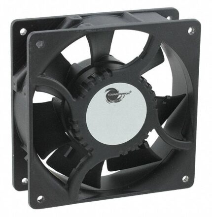 8006066307 17000539A, Fan Tubeaxial 100 ~ 240VAC Square - 120mm L x 120mm H Ball 130.0 CFM (3.64m³/min) 2 Terminals Hirschmann