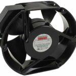 8005954509 UF15KC23-BTHR, Fan Tubeaxial 230VAC Rectangular/Rounded - 172mm L x 150mm H Ball 293.0 CFM (8.20m³/min) 3 Terminals Hirschmann