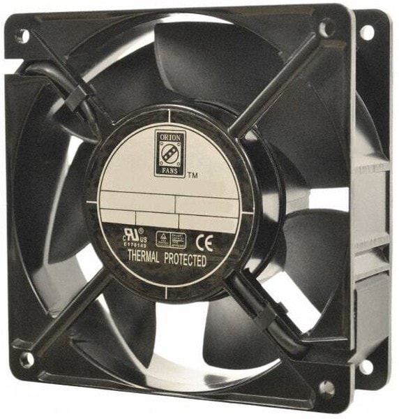 doc007782907 8005183810 OA109AP-22-1TBXC, AC Fans Axial Fan, 120x120x38mm, 230VAC, 131CFM, 22W, 47dBA, 3300RPM, Ball, Terminals Hirschmann — изображение 1