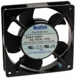 8005953097 FAA1-12025NBMW31, Fan Tubeaxial 115VAC Square - 120mm L x 120mm H Ball 71.0 CFM (1.99m³/min) 2 Wire Leads Hirschmann