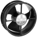 8005770568 OA254AN-11-3TB, Fan Tubeaxial 115VAC Round - 254mm Dia Ball 320.0 CFM (8.96m³/min) 2 Terminals Hirschmann