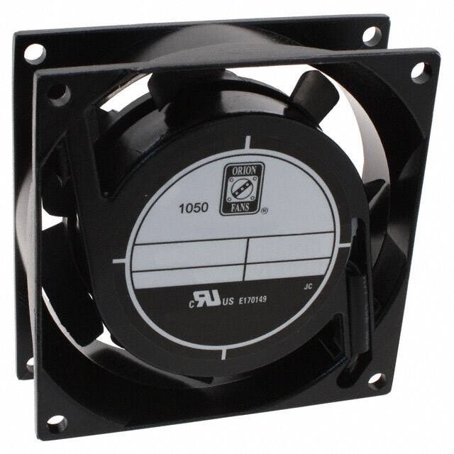 doc007782951 8006428450 OA825AP-11-3TB, AC Fans Axial Fan, 80x80x25mm, 115VAC, 16CFM, 4W, 19dBA, 1900RPM, Ball, Lead Wires, IP55 Hirschmann — изображение 1