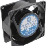8005886715 OA938AP-11-1TB1855, Fan Tubeaxial 115VAC Square - 92mm L x 92mm H Ball 55.0 CFM (1.54m³/min) 2 Terminals Hirschmann