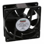 8005878921 LPH12A99-BTHR, Fan Tubeaxial 100 ~ 240VAC Square - 120mm L x 120mm H Ball 123.9 CFM (3.47m³/min) 2 Terminals Hirschmann