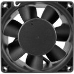 8005830684 FMA1-08025WBHW12, Fan Tubeaxial 100 ~ 240VAC Square - 80mm L x 80mm H Ball 38.9 CFM (1.09m³/min) 2 Wire Leads Hirschmann
