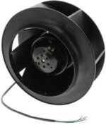 8005818674 R2E225-BD40-21, Fan Motorized Impellers 115VAC Round - 225mm Dia Ball 4 Wire Leads with Splice Terminals Hirschmann