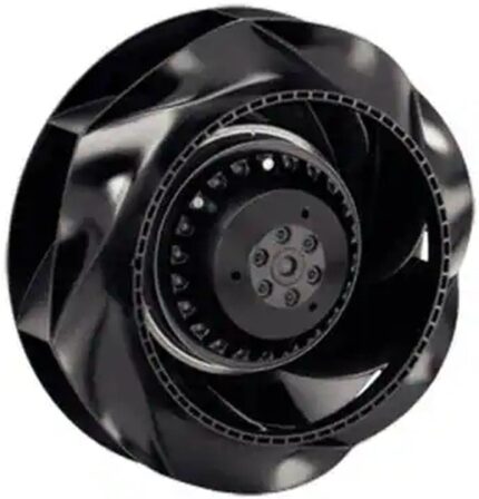 8005868004 R2E190-RA50-21, Fan Motorized Impellers 115VAC Round - 190mm Dia Ball 341.4 CFM (9.56m³/min) 4 Wire Leads Hirschmann