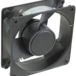 8006751905 19028527A, Fan Tubeaxial 115VAC Square - 119mm L x 119mm H Sleeve 115.0 CFM (3.22m³/min) 2 Wire Leads Hirschmann