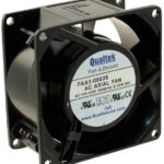8005945700 FAA1-08038QBHT31, Fan Tubeaxial 230VAC Square - 80mm L x 80mm H Ball 29.6 CFM (0.829m³/min) 2 Terminals Hirschmann
