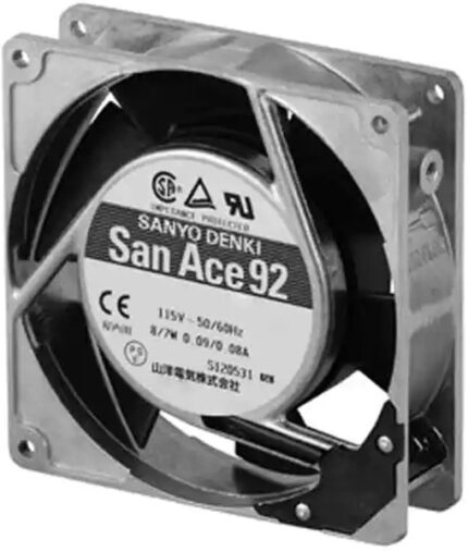 8005415254 109S093, AC Fans AC Axial Fan, 92x92x25mm, 115VAC, Mini Ace Hirschmann