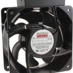 8006733544 UF16FC12-BTHR, Fan Tubeaxial 115VAC Square - 160mm L x 160mm H Ball 265.0 CFM (7.42m³/min) 2 Terminals Hirschmann