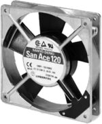 8005997772 109S086, Fan Tubeaxial 100VAC Square - 119mm L x 119mm H Ball 44.2 CFM (1.24m³/min) 2 Terminals Hirschmann — изображение 2