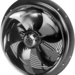 8005748891 W4E400-CP02-70, Fan Tubeaxial 230VAC Round - 528mm Dia Ball 2910.0 CFM (81.48m³/min) 2 Wire Leads Hirschmann