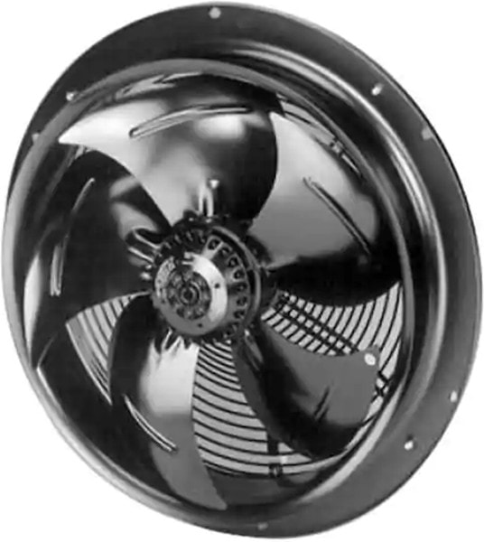doc007783390 8005748891 W4E400-CP02-70, Fan Tubeaxial 230VAC Round - 528mm Dia Ball 2910.0 CFM (81.48m³/min) 2 Wire Leads Hirschmann — изображение 1