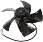 8005975608 A2E300-AP02-01, Fan Tubeaxial 230VAC Round - 298mm Dia Ball 2008.5 CFM (56.24m³/min) 4 Wire Leads Hirschmann