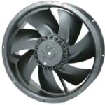 8006135501 OA2547AP-22-1WB1868, Fan Tubeaxial 230VAC Round - 254mm Dia Ball 1000.0 CFM (28.00m³/min) 2 Wire Leads Hirschmann