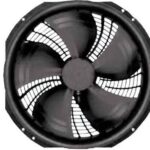 8005868366 W1G300-BB19-01, Fan Tubeaxial 230VAC Round - 397mm Dia Ball 3 Wire Leads with Splice Terminals Hirschmann