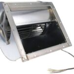 8005771569 D4E180-CA02-36, Fan Blower, Centrifugal 230VAC Rectangular/Rounded - 295mm L x 332mm H Ball 6 Wire Leads Hirschmann