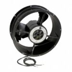 8006192192 19020188A, Fan Tubeaxial 115VAC Round - 254mm Dia Ball 550.0 CFM (15.40m³/min) 2 Wire Leads Hirschmann