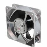 8006114854 R87T-A1A15HP, Fan Tubeaxial 100VAC Square - 120mm L x 120mm H Ball 107.1 CFM (3.00m³/min) 2 Terminals Hirschmann