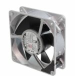 8006114854 R87T-A1A15HP, Fan Tubeaxial 100VAC Square - 120mm L x 120mm H Ball 107.1 CFM (3.00m³/min) 2 Terminals Hirschmann