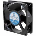 8006048612 OA119AP-11-1TB1855, Fan Tubeaxial 115VAC Square - 127mm L x 127mm H Ball 128.0 CFM (3.58m³/min) 2 Terminals Hirschmann