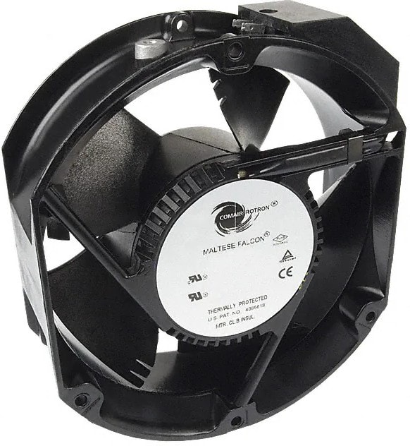 doc007783833 8005856870 19031842A, Fan Tubeaxial 115VAC Rectangular/Rounded - 172mm L x 150mm H Ball 300.0 CFM (8.40m³/min) 2 Terminals Hirschmann — изображение 1